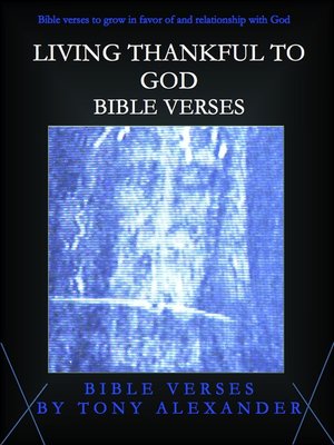 cover image of Living Thankful to God Bible Verses